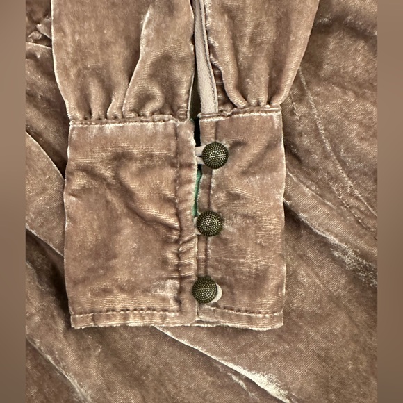 Anthropologie Holding Horses Crushed Velvet Dress, Size XXSP. - Picture 6 of 13